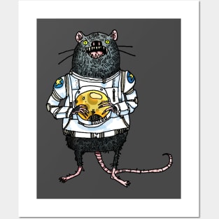 Rat Astronaut! Posters and Art